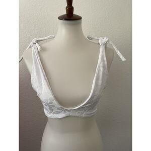 Kenny Flowers Swim Bikini Top Santorini Twist Floral Swimwear